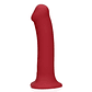 VIBRADOR NON-PHALLIC VIBRATING DILDO GRANDE RASPBERRY RED LOVELINE - Thumbnail 4