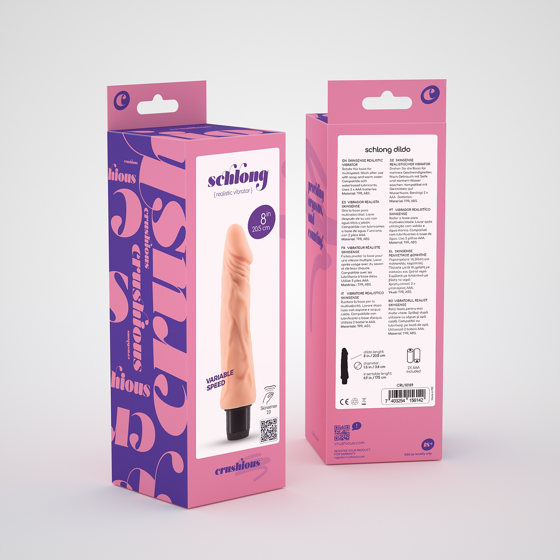 VIBRADOR REALÍSTICO SCHLONG CRUSHIOUS 8