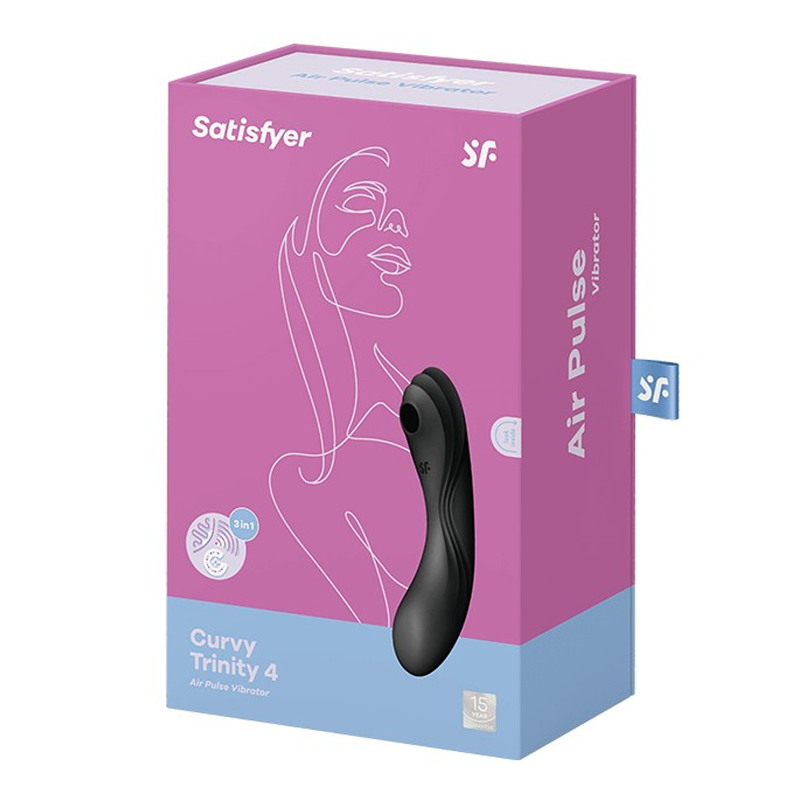 VIBRADOR CURVY TRINITY 4 SATISFYER PRETO 2