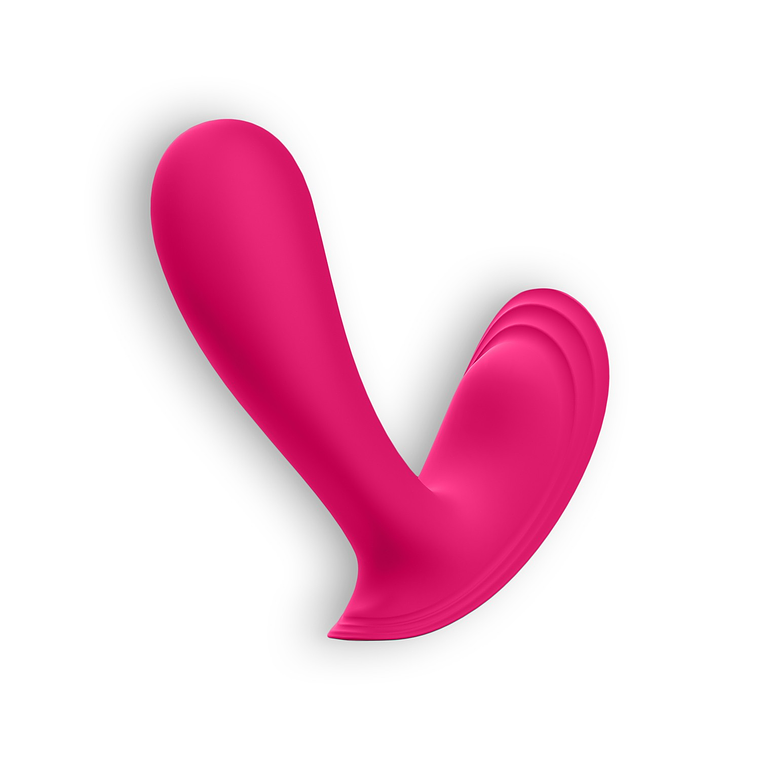 ESTIMULADOR DO PONTO-G TOP SECRET COM APP SATISFYER ROSA 5