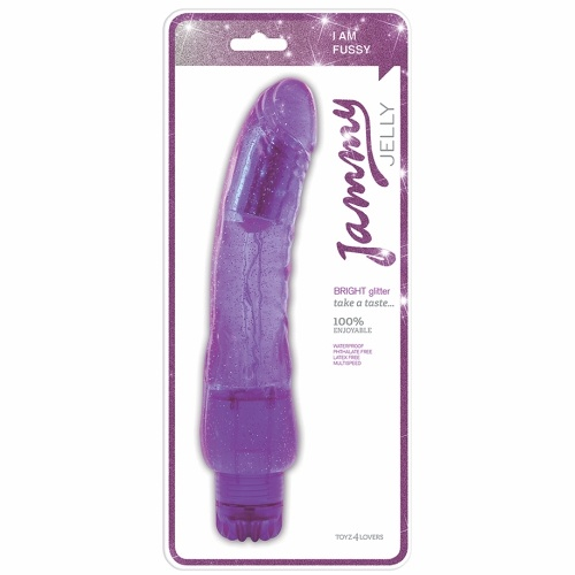 VIBRADOR JAMMY JELLY BRIGHT GLITTER 2
