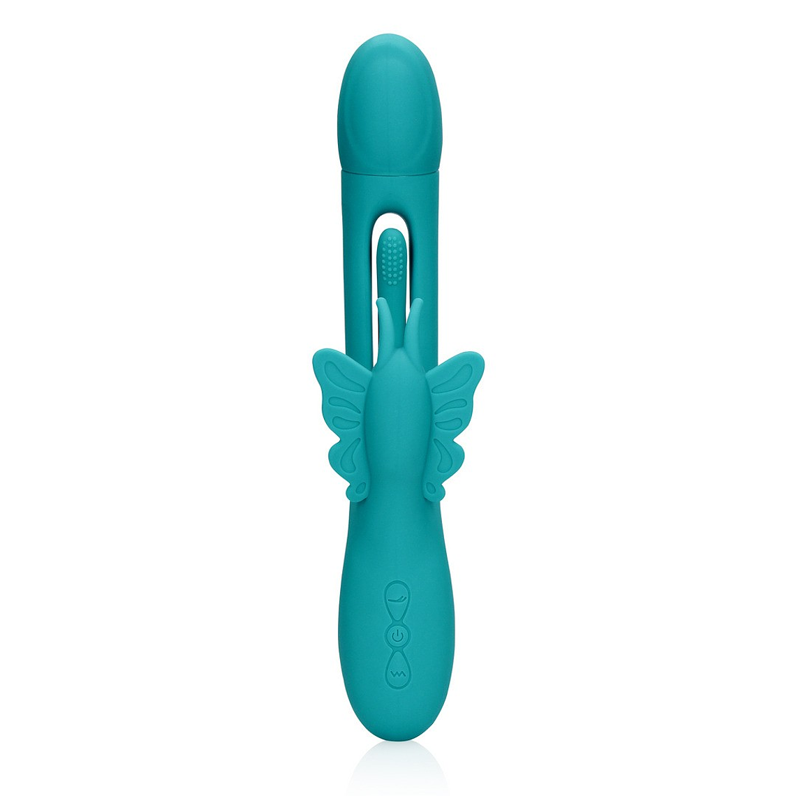 VIBRADOR BUTTERFLY FLAPPING G-SPOT PEACOCK BLUE LOVELINE 5