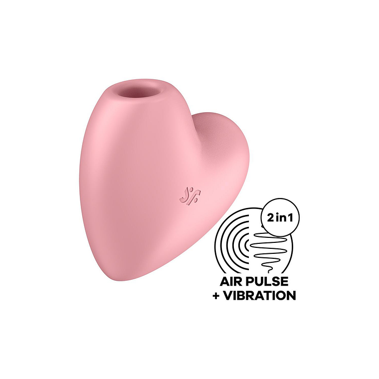 VIBRADOR CUTIE HEART SATISFYER ROSA 1