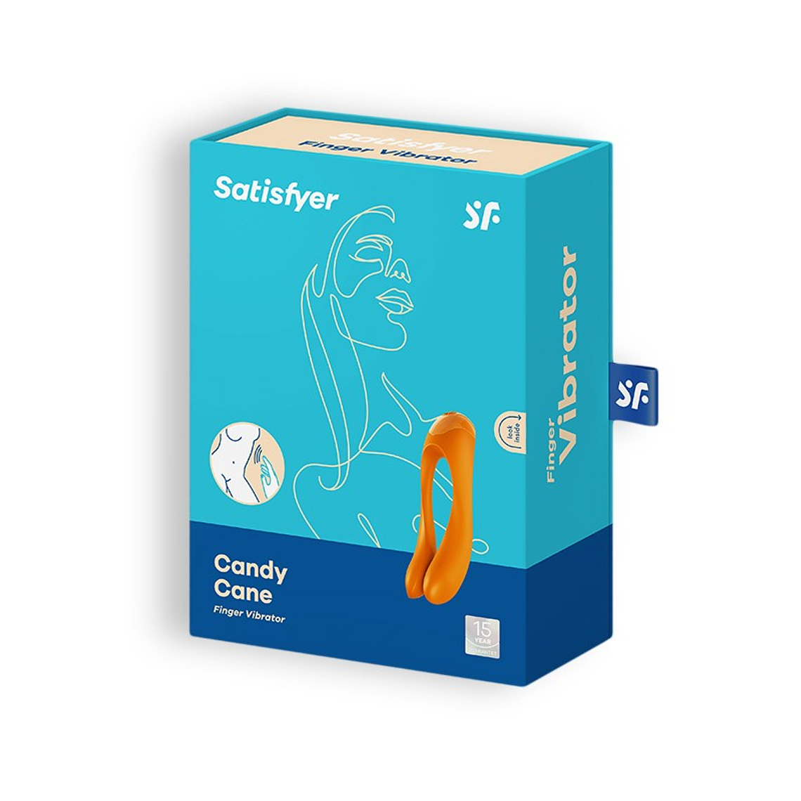 VIBRADOR CANDY CANE SATISFYER LARANJA 6