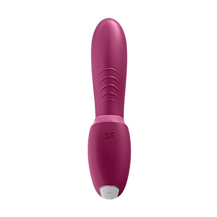 VIBRADOR SUNRAY COM APP SATISFYER VERMELHO 5
