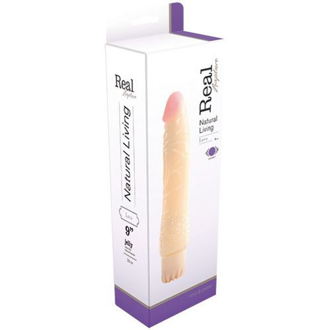 VIBRADOR JELLY REAL RAPTURE LAVA 9'' 3