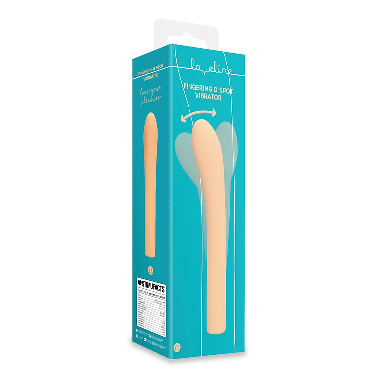 VIBRADOR DE PONTO G PEACH FUZZ LOVELINE 2