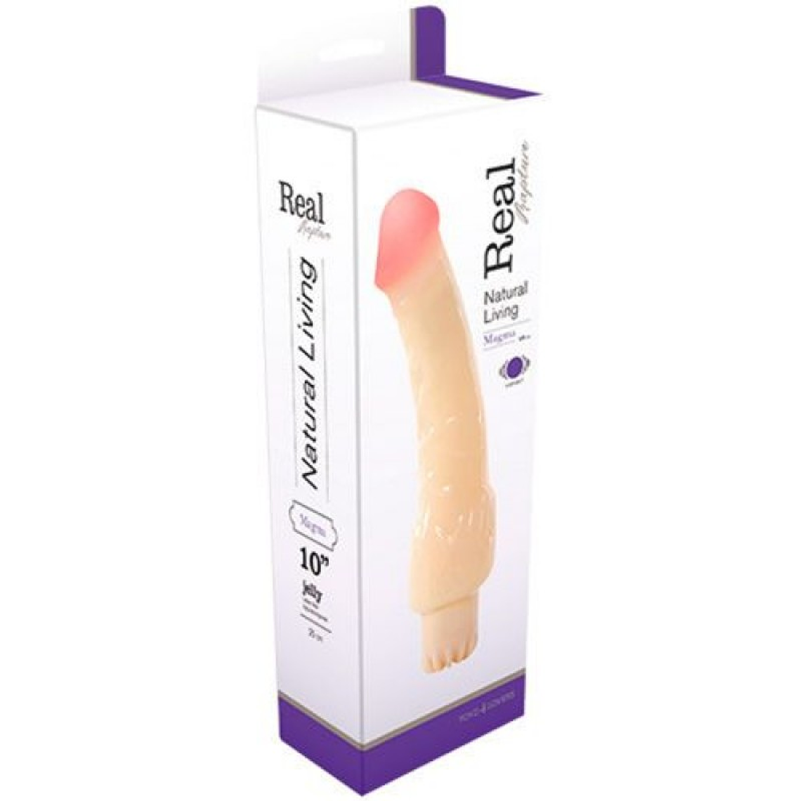 VIBRADOR JELLY REAL RAPTURE MAGMA 10'' 3