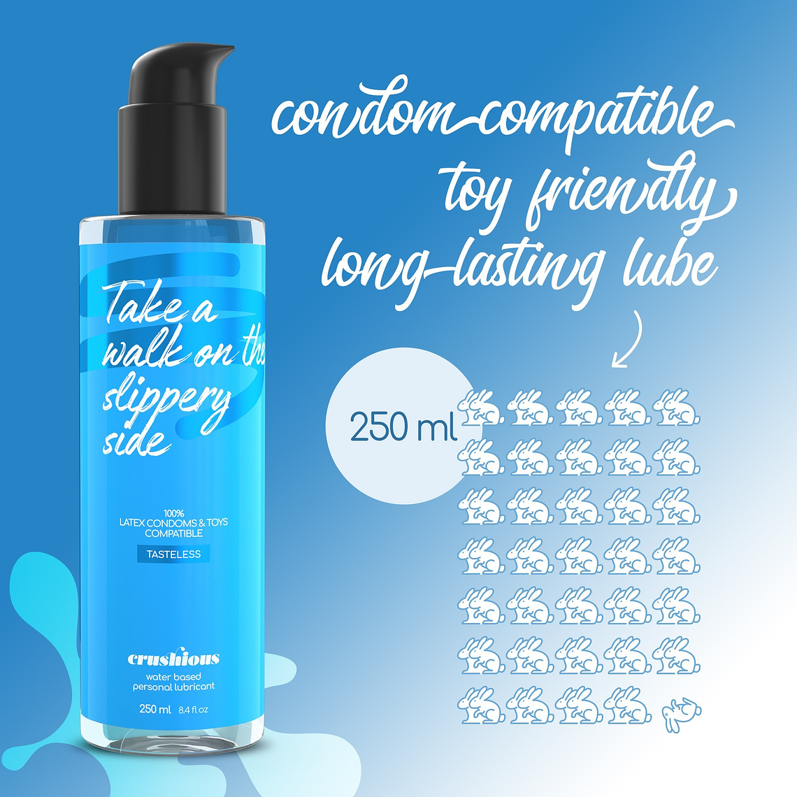 PACK EXCLUSIVO VIBRADOR RECARREGÁVEL OVO J2 BRANCO COM OFERTA DE TESTER E LUBRIFICANTE WATERBASED CRUSHIOUS 250ML 6