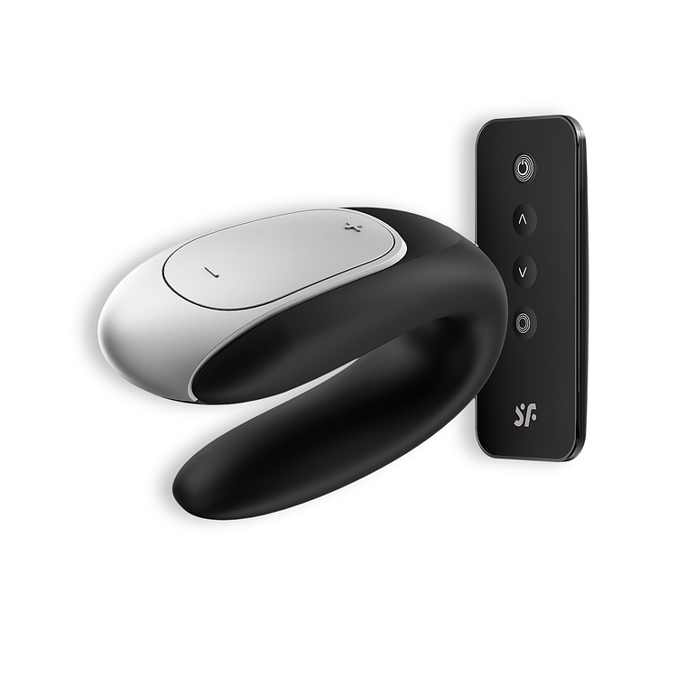 VIBRADOR DOUBLE FUN COM APP SATISFYER PRETO 1