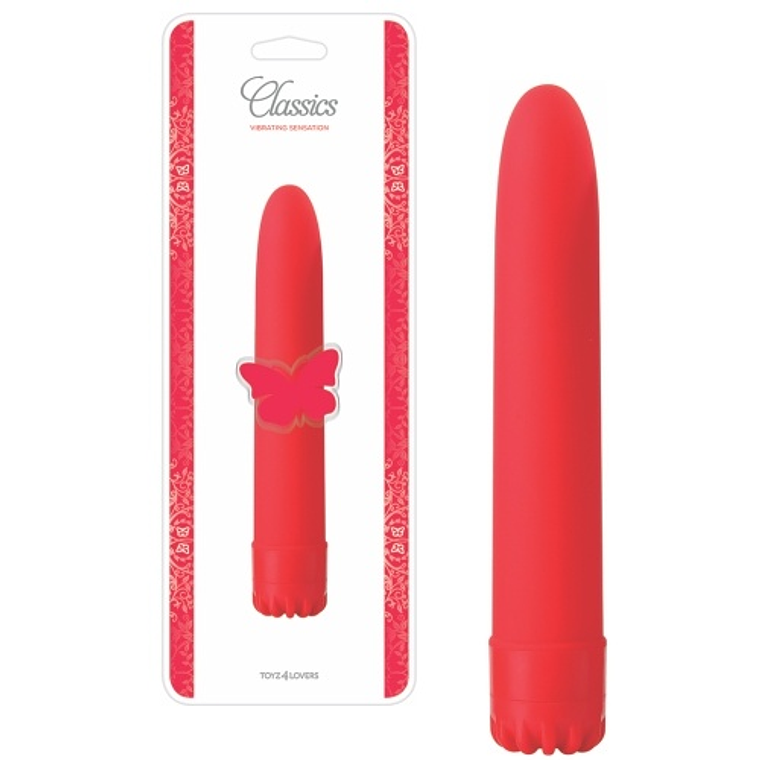 VIBRADOR CLASSICS VERMELHO GRANDE 2