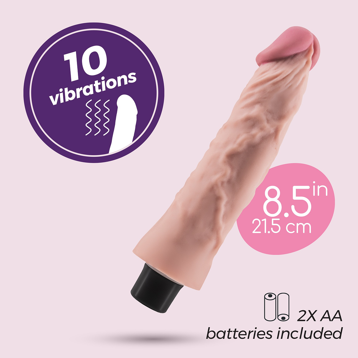VIBRADOR REALÍSTICO GUIDO CRUSHIOUS 1