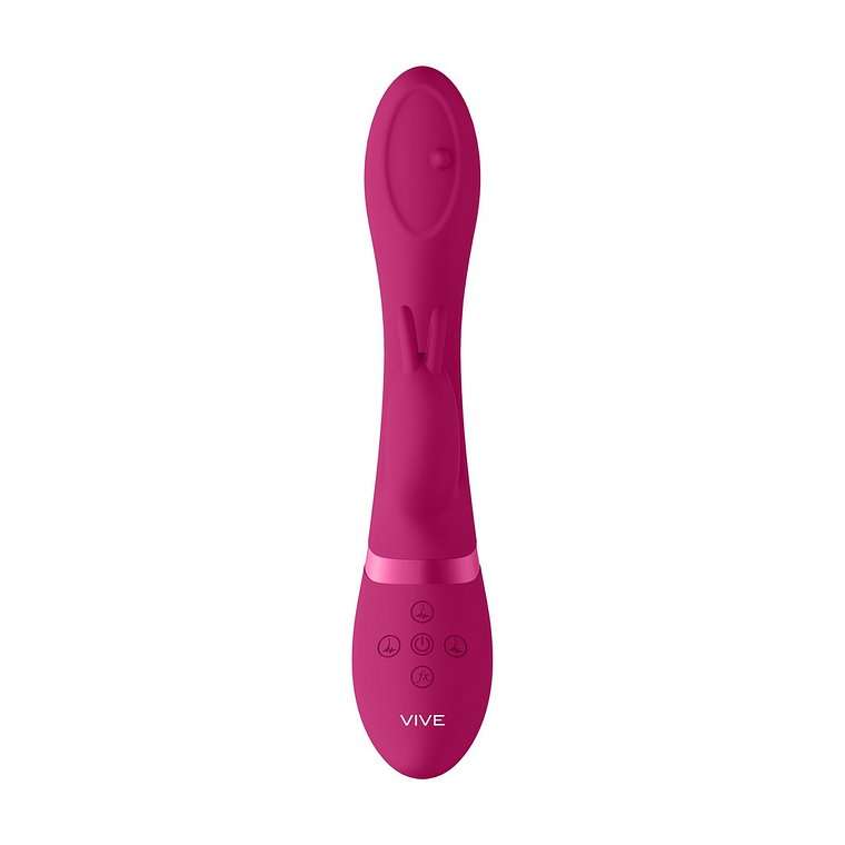 VIBRADOR MIRA SPINNING G-SPOT RABBIT ROSA VIVE  5
