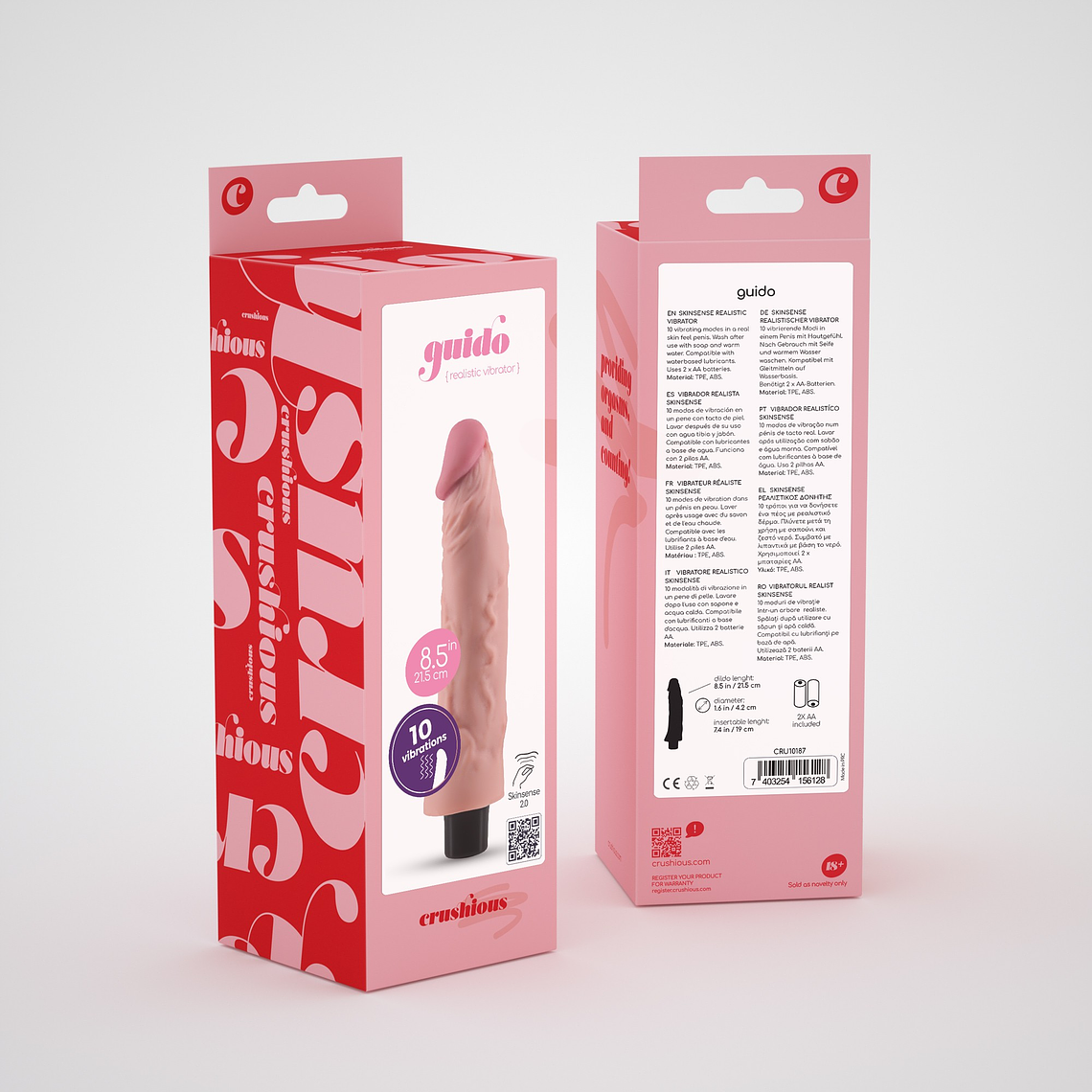 VIBRADOR REALÍSTICO GUIDO CRUSHIOUS 7