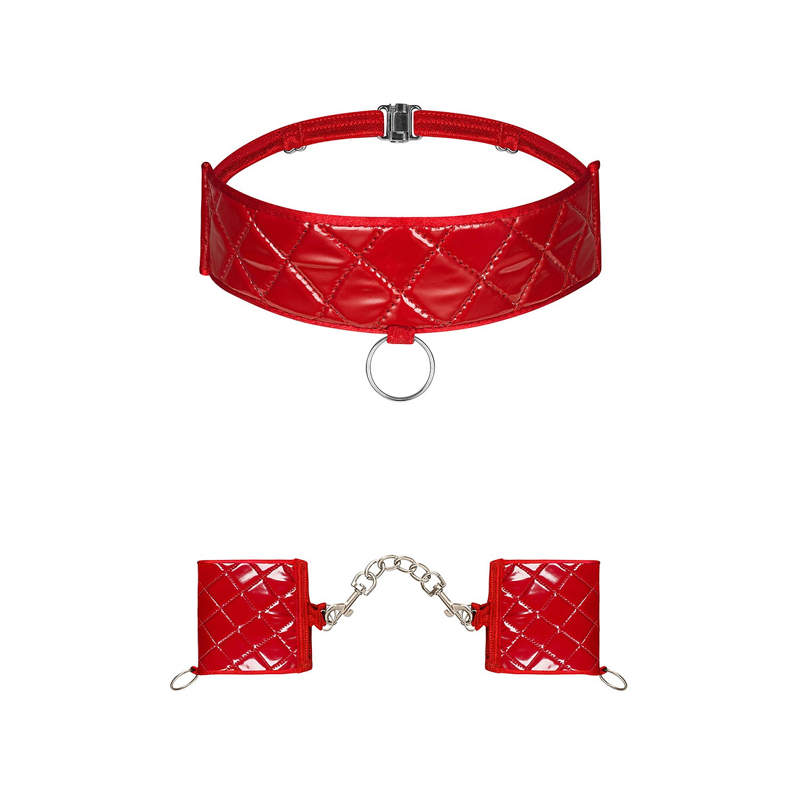 CONJUNTO DE 3 TAPA MAMILOS CROSS STAR HEART VERMELHO LE DÉSIR  1