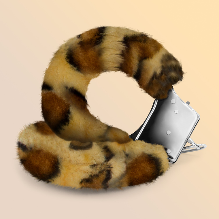 ALGEMAS DE PELUCHE LOVE CUFFS CRUSHIOUS LEOPARDO 1