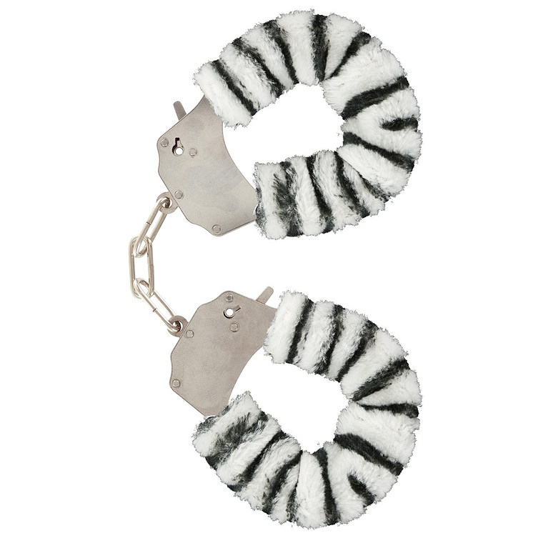 ALGEMAS COM PELÚCIA FURRY FUN ZEBRA TOYJOY 1