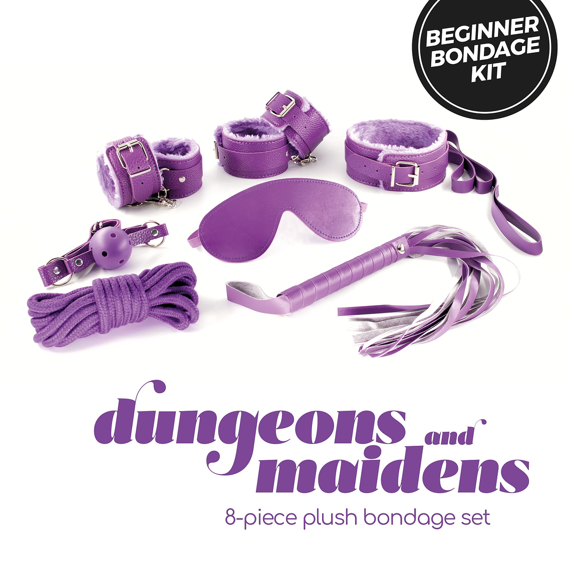 KIT BDSM DUNGEONS & MAIDENS ROXO CRUSHIOUS 1