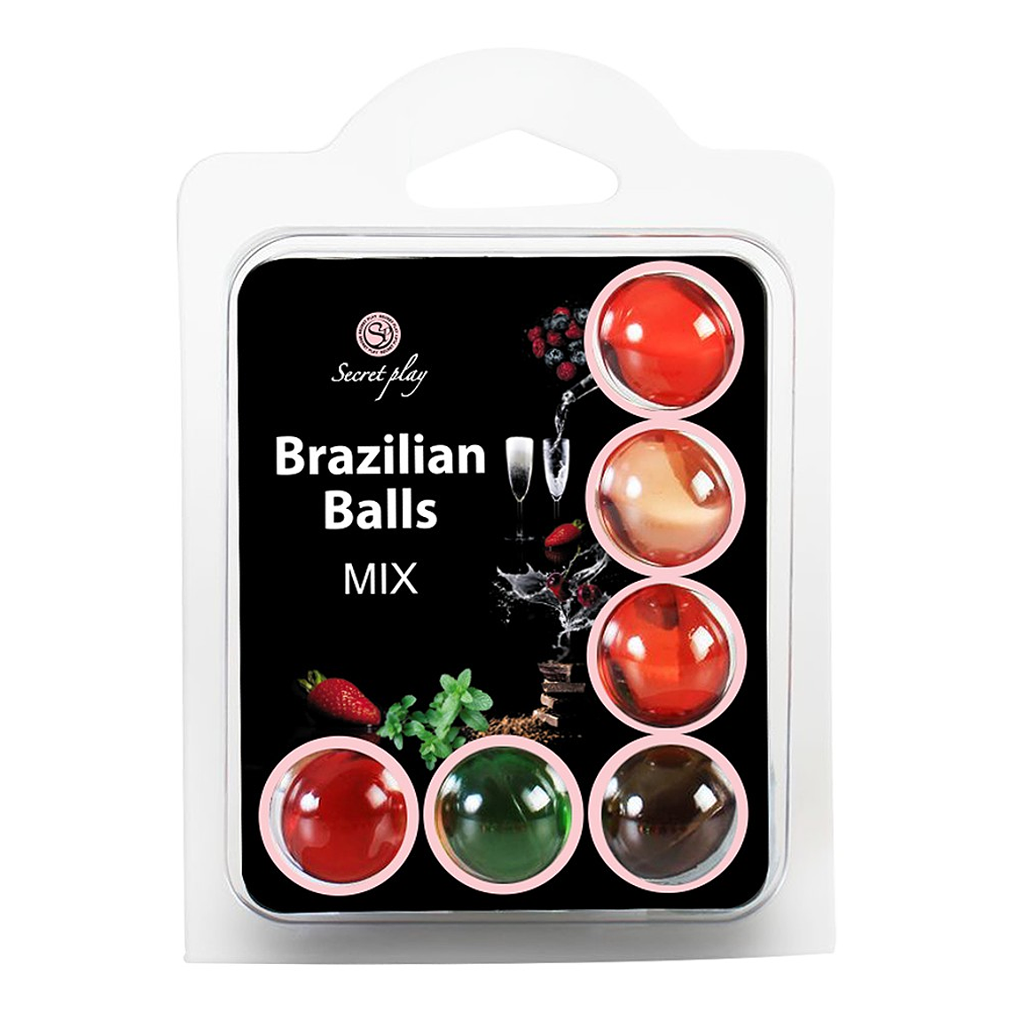 BOLAS LUBRIFICANTES BEIJÁVEIS BRAZILIAN BALLS MULTISABORES 6 X 4GR 3