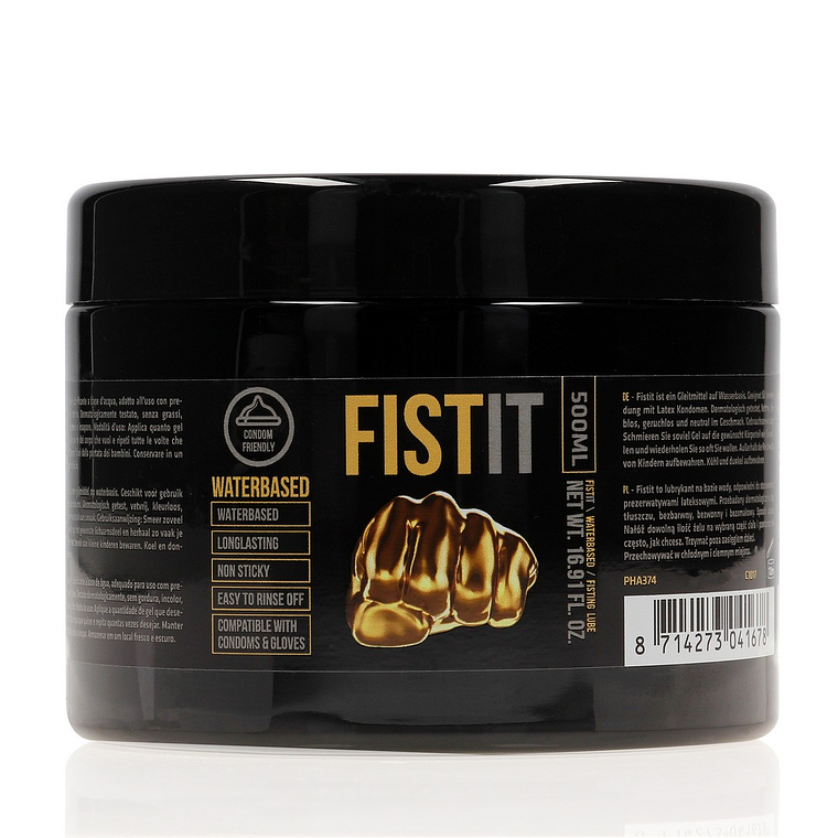 LUBRIFICANTE À BASE DE ÁGUA PARA FISTING 17 FL OZ 500 ML FIST IT  1