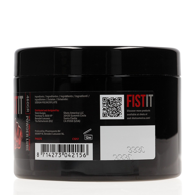 LUBRIFICANTE EM PÓ POWDER LUBE 16.2 OZ 460 GR FIST IT 3