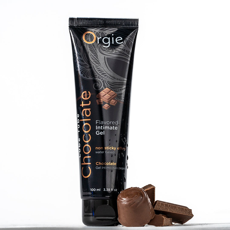 LUBRIFICANTE À BASE DE ÁGUA COM SABOR A CHOCOLATE 100ML ORGIE 2