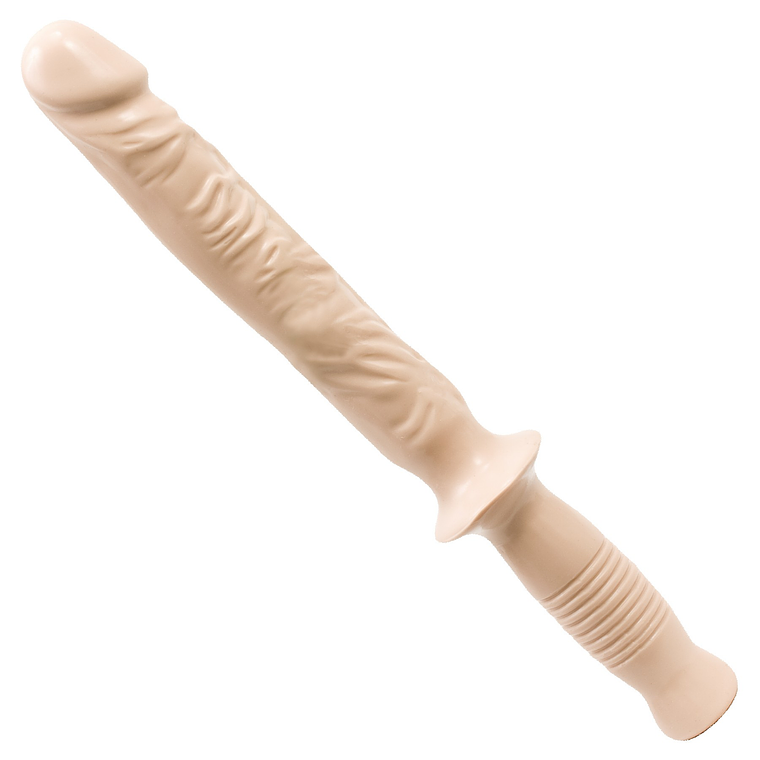 DILDO COM CABO MANHANDLER BRANCO 4