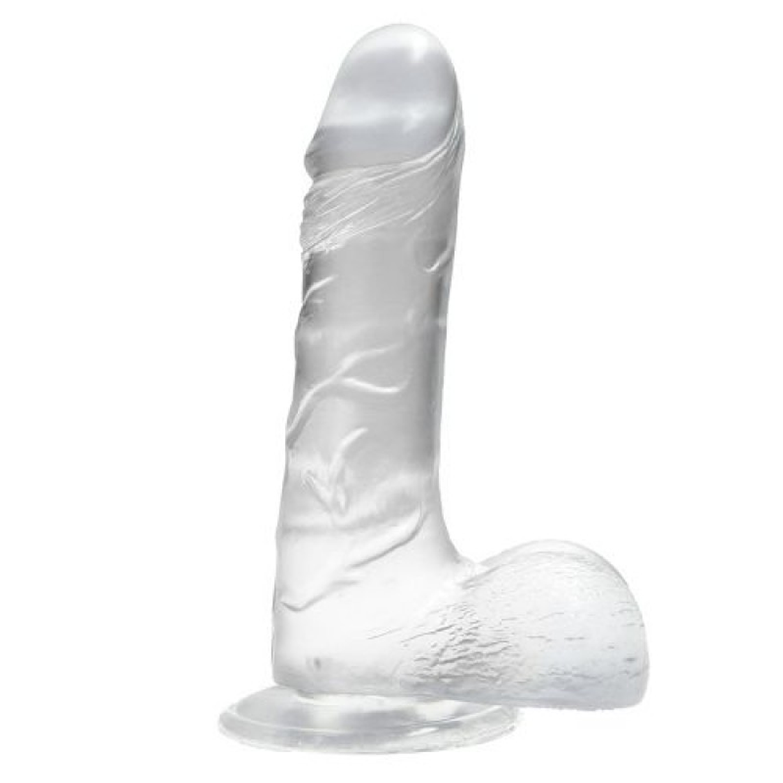 DILDO REAL RAPTURE FIRE PASSION 8'' TRANSPARENTE 5