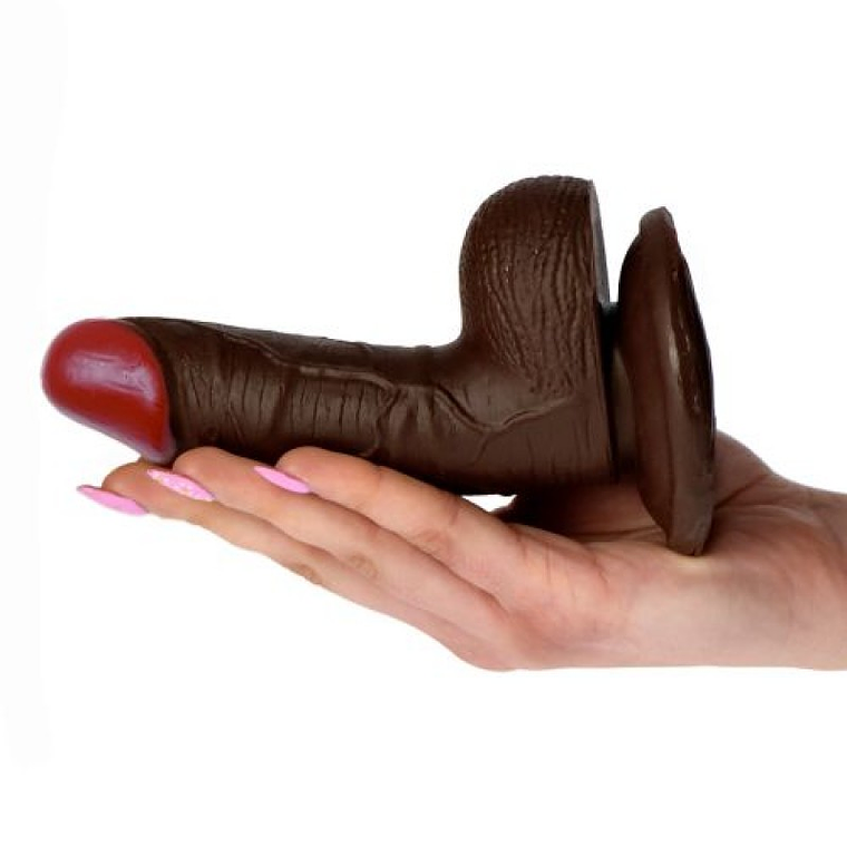 DILDO REALÍSTICO REAL RAPTURE WATER SENSATIONS 5'' NEGRO 3