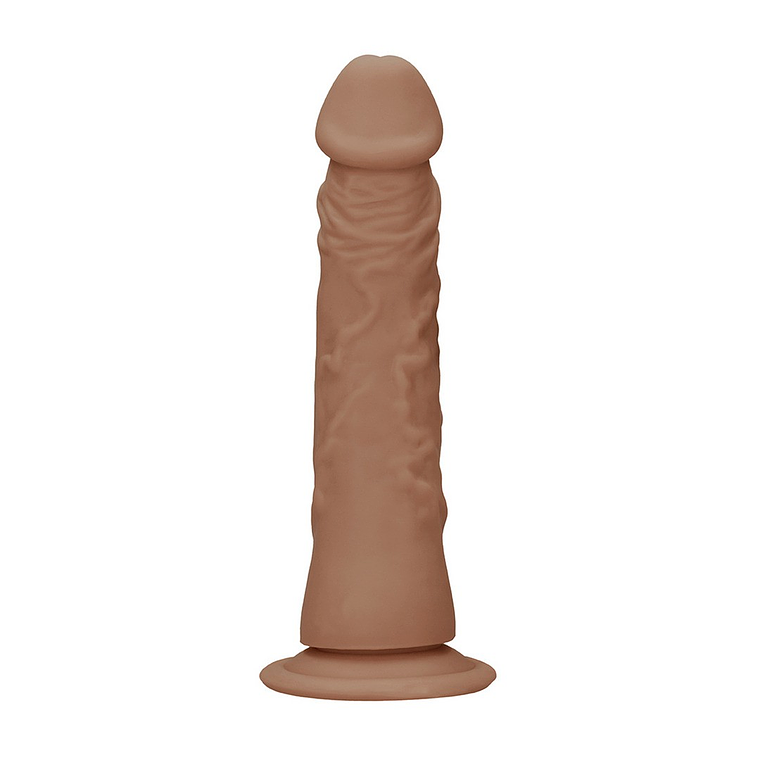 DILDO COM VENTOSA TAN 7 / 17 CM REALROCK 4