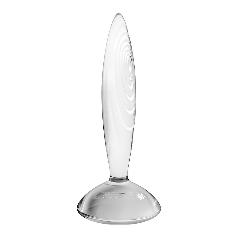 DILDO DE VIDRO SPARKLING CRYSTAL TRANSPARENTE SATISFYER 3