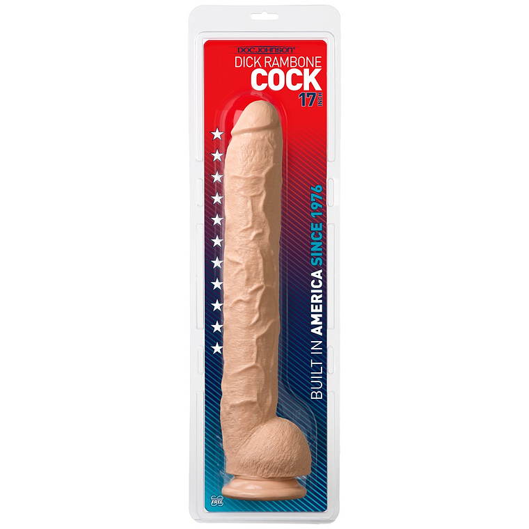 DILDO DICK RAMBONE COCK BRANCO 3