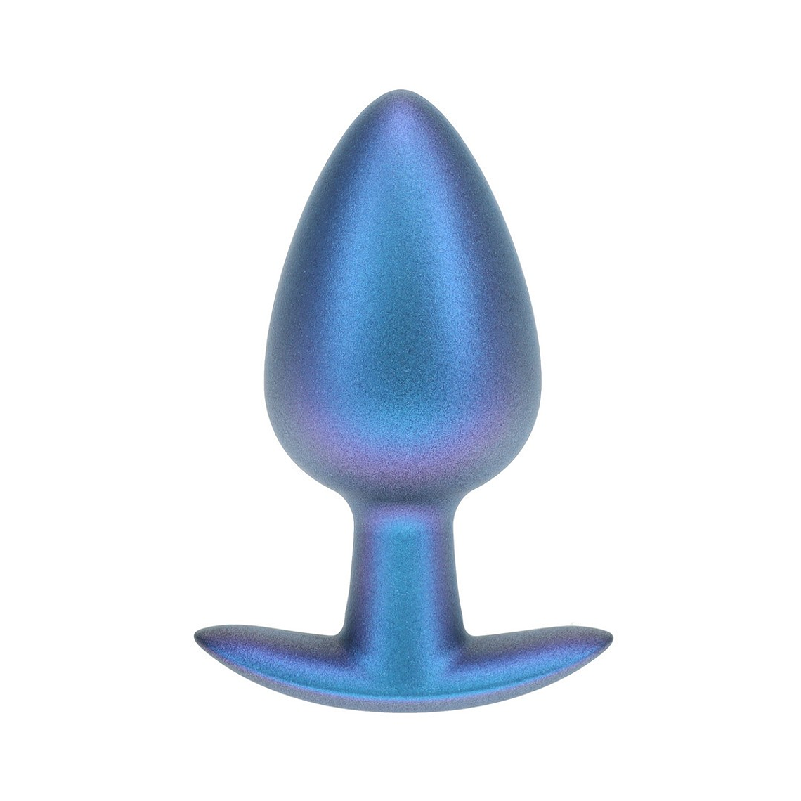 PLUG ANAL SMOOTH SILICONE LARGE 3,5 /8,9 CM METALLIC BLUE OUCH! 1