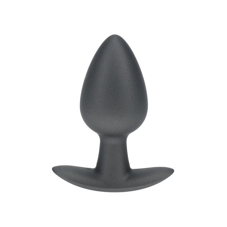 PLUG ANAL SMOOTH SILICONE MEDIUM 3,1 /7,9 CM GUN METAL OUCH! 1
