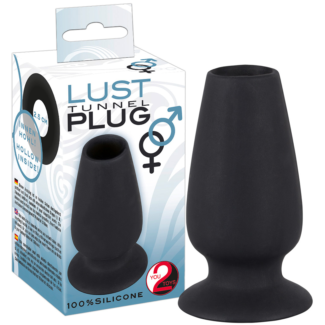 PLUG ANAL EM SILICONE LUST TUNNEL 2