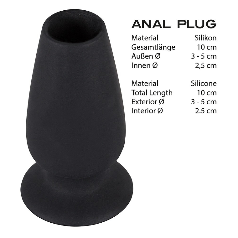 PLUG ANAL EM SILICONE LUST TUNNEL 7