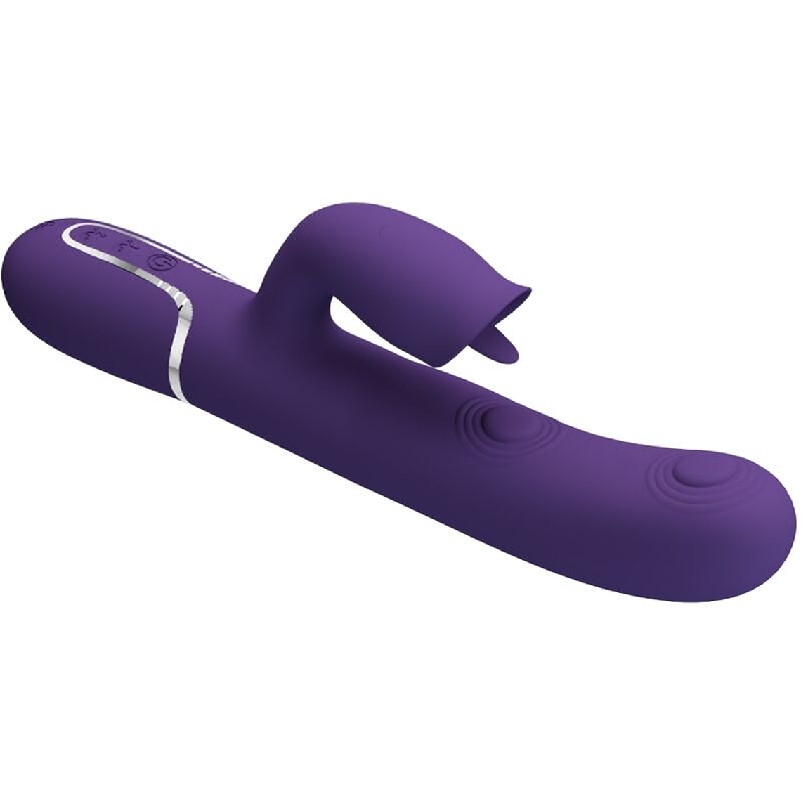 BONITO AMOR - VIBRADOR DE COELHO COM LAMBIDA ROXO 1