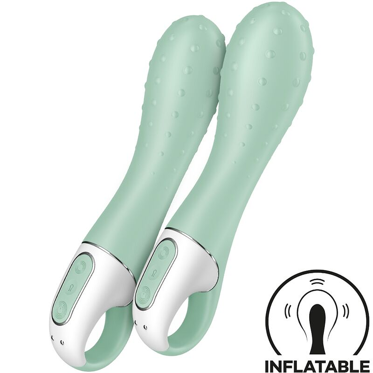 SATISFYER - AIR PUMP VIBRATOR 3 PONTO G INFLÁVEL MENTA 1
