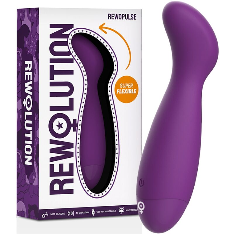 REWOLUTION - REWOPULSE VIBRADOR FLEXÍVEL ESTIMULADOR DE PONTO G 1