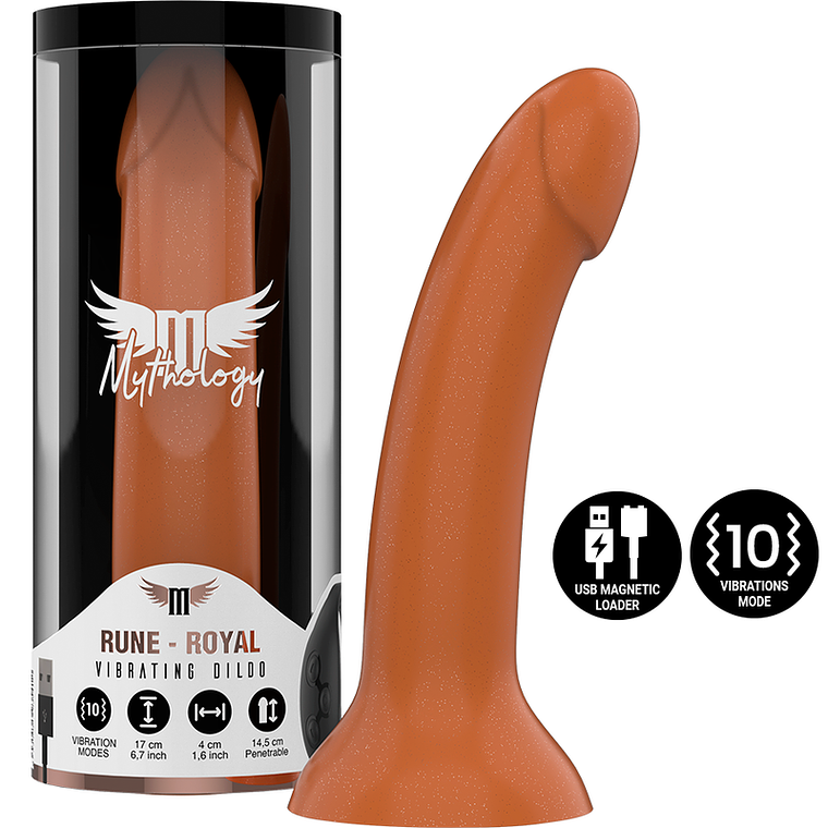 MYTHOLOGY - RUNE ROYAL DILDO M - VIBRADOR WATCHME TECNOLOGIA SEM FIO COMPATÍVEL 1