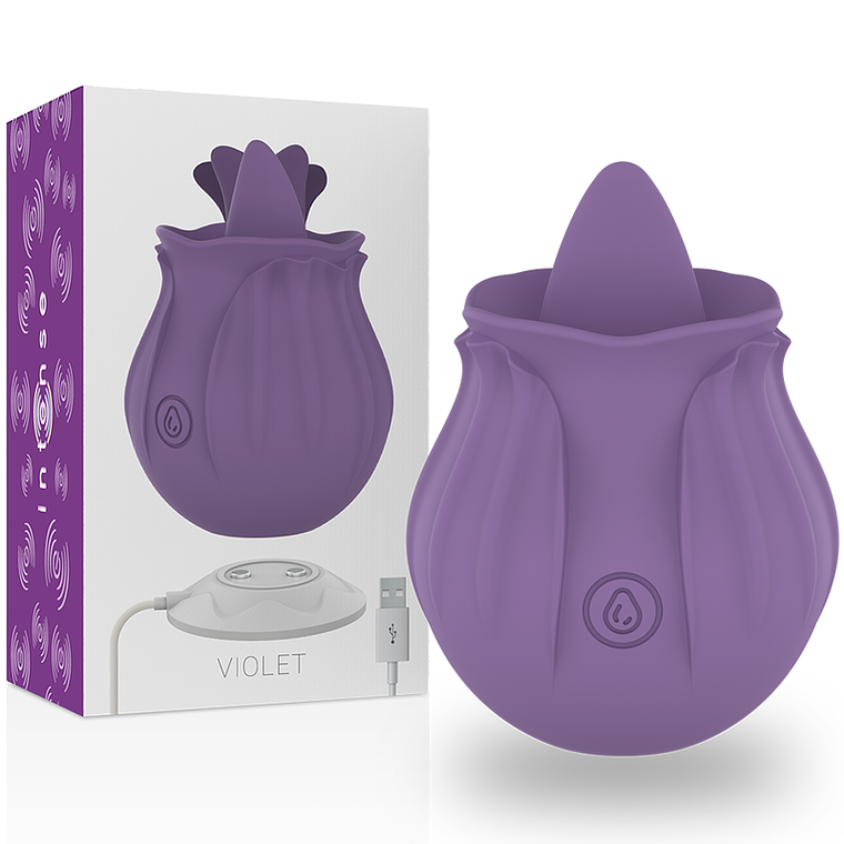 INTENSE - VIOLET CLITORIS STIMULATOR 10 VIBRATIONS LILS 1