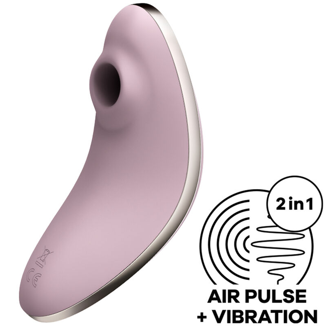 SATISFYER - VULVA LOVER 1 ESTIMULADOR E VIBRADOR DE PULSO DE AR VIOLETA 1