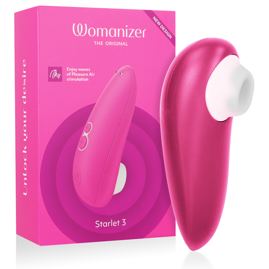 WOMANIZER - STARLET 3 ESTIMULADOR CLITORIAL ROSA 1
