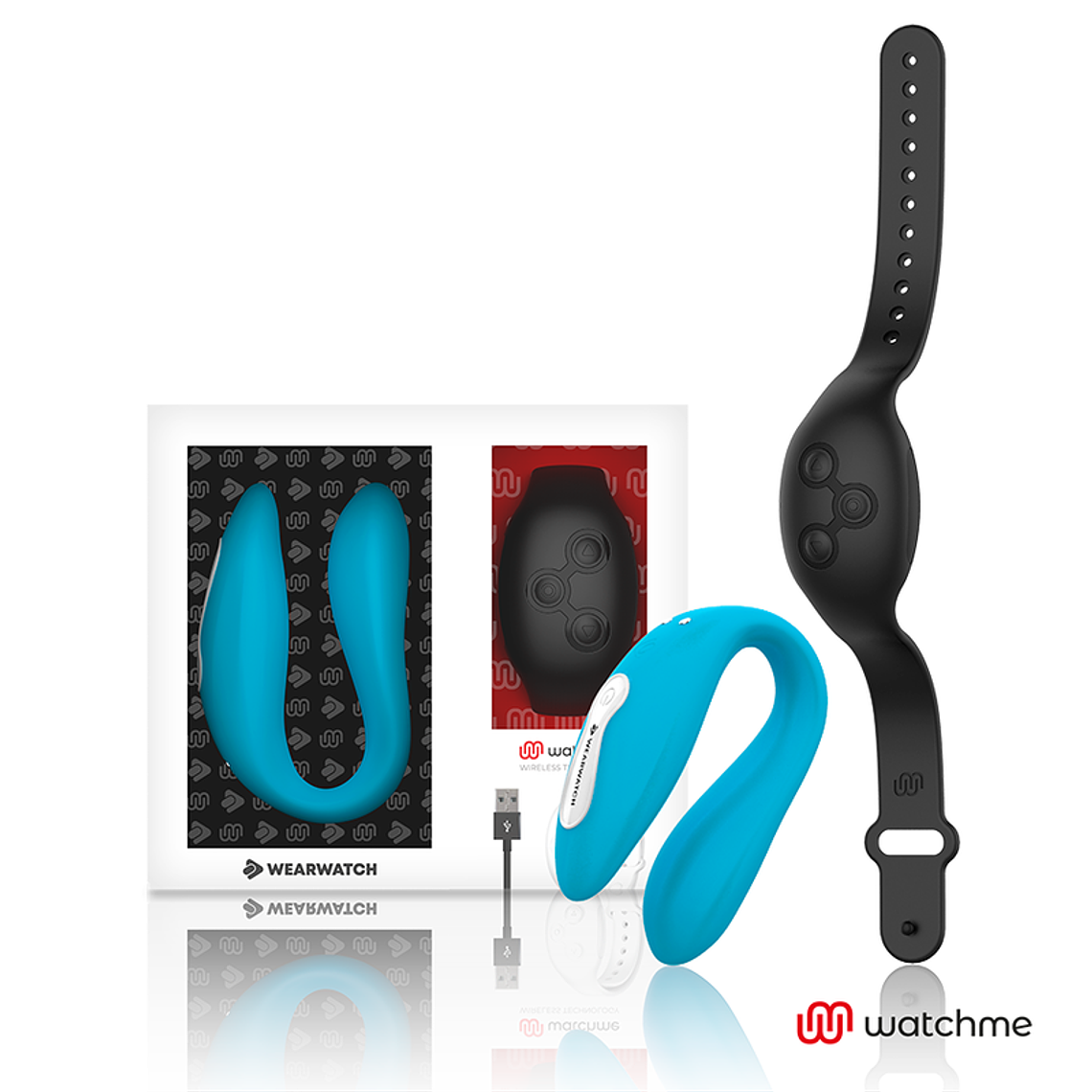 WEARWATCH - VIBRADOR DE TECNOLOGIA DUAL WATCHME INDIGO / JET 1