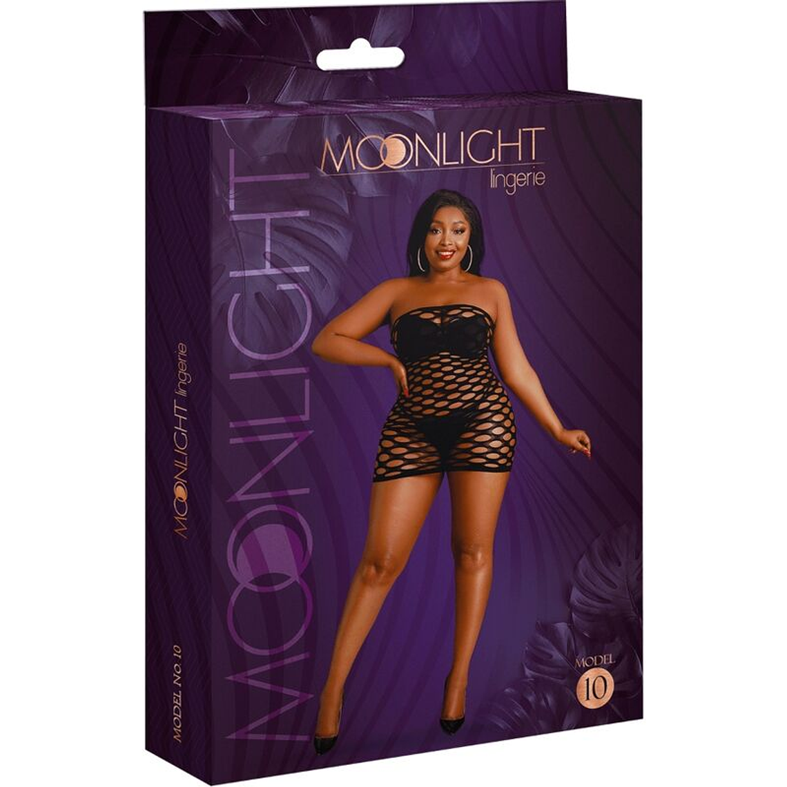 MOONLIGHT - VESTIDO MODELO 10 MALHA PRETO PLUS SIZE 1