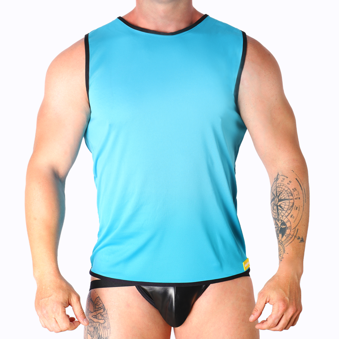 MACHO - T-SHIRT AZUL S/M 1