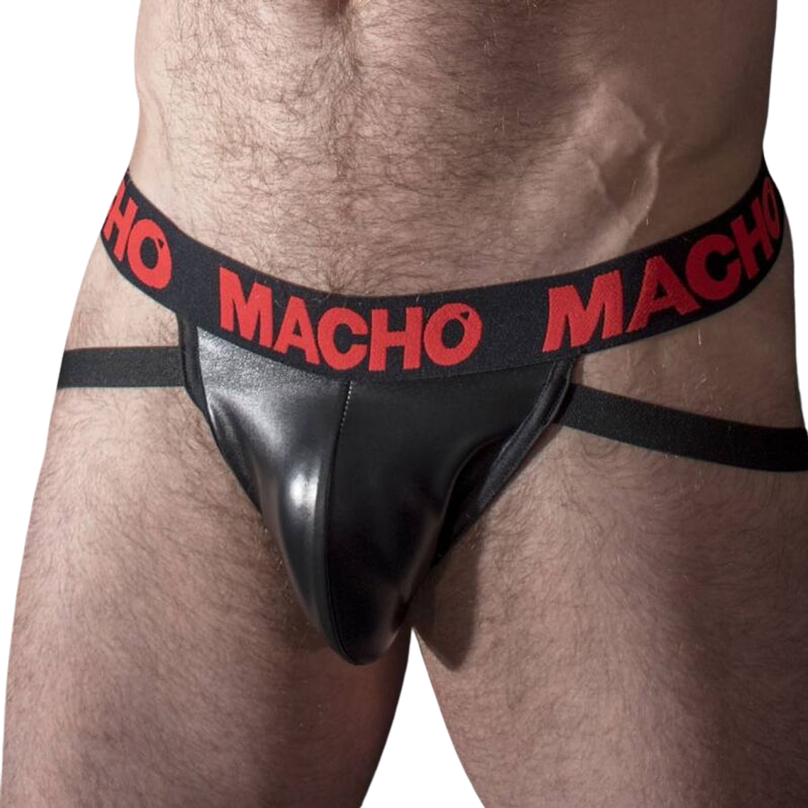 MACHO - MX25RC JOCK COURO VERMELHO M 1
