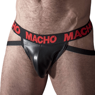 MACHO - MX25RC JOCK COURO VERMELHO M