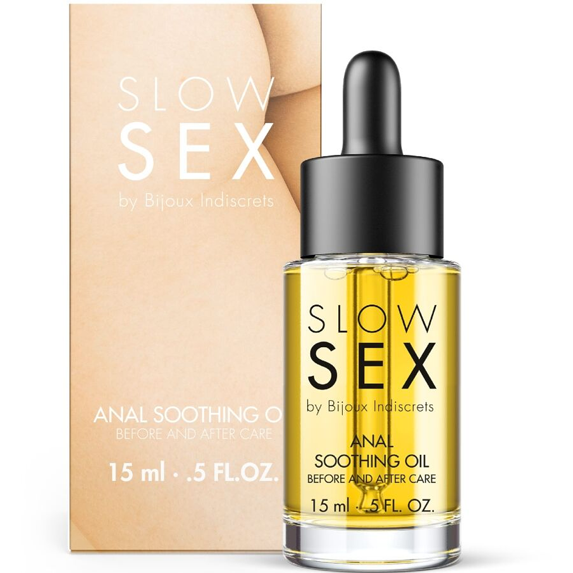 BIJOUX INDISCRETS - ÓLEO ANAL CALMANTE PARA SEXO LENTO 15 ML 1