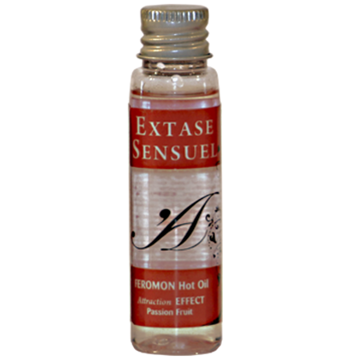 EXTASE SENSUAL - ÓLEO DE MASSAGEM DE EFEITO CALOR COM FEROMÔNIOS DE MARACUJ VIAGEM 35 ML 1